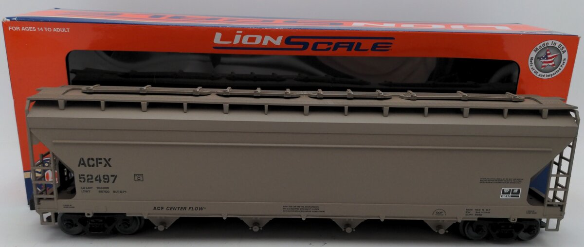 Lionel 3-17136 O Gauge ACFX Centerflow Hopper #52497 LN/Box