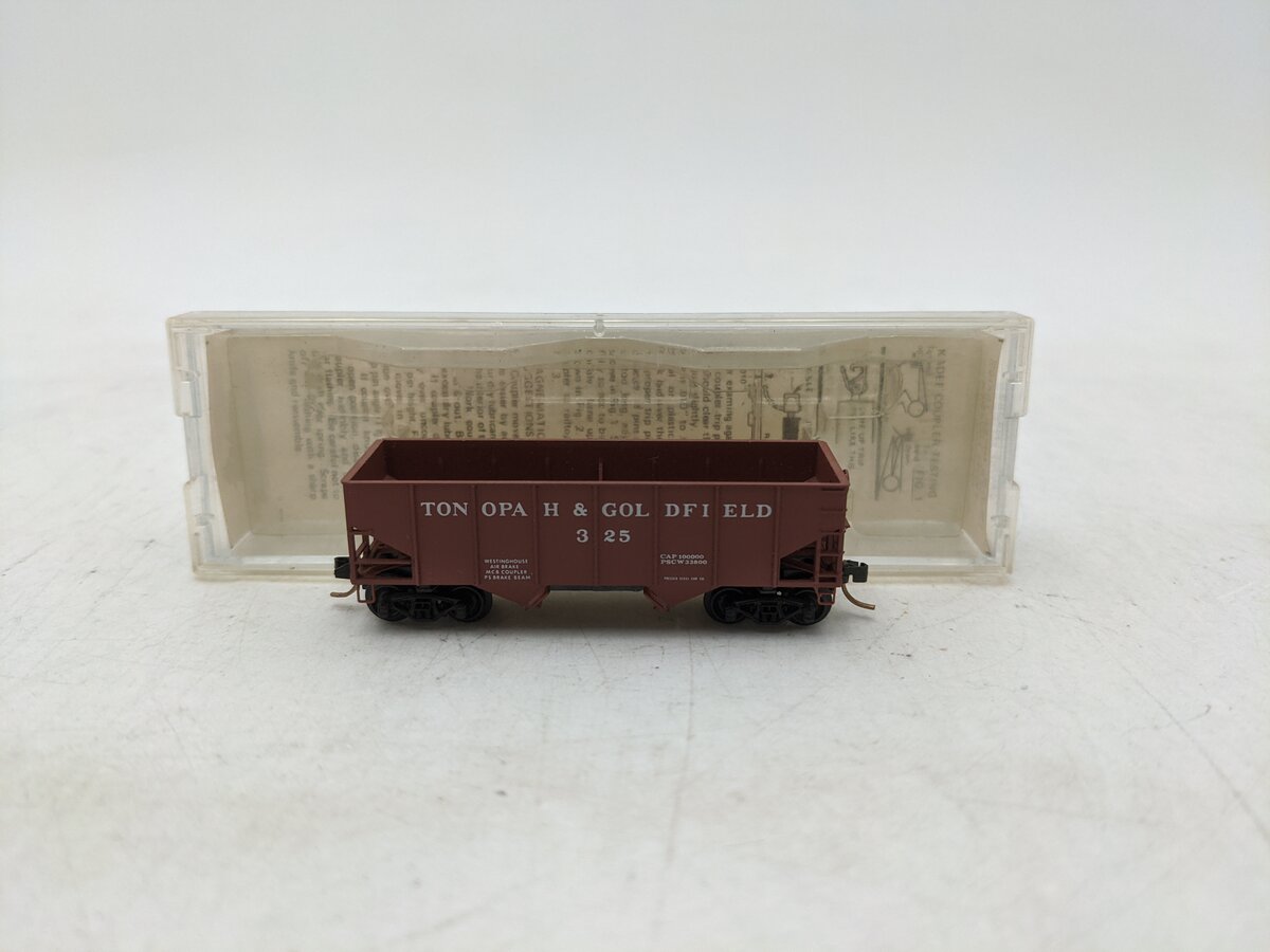 Micro-Trains 05600100 N Tonopah & Goldfield 33' Twin Bay Rib Side Hopper #325 EX/Box