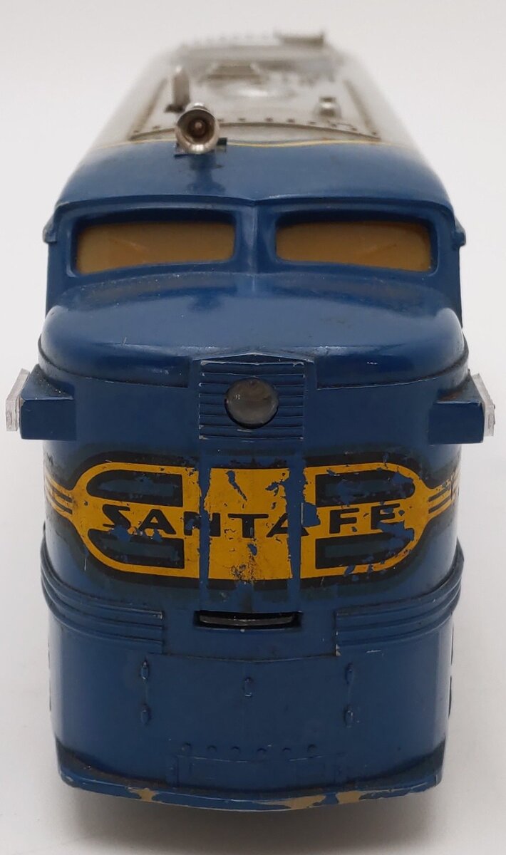 Lionel 6-8351 Santa Fe Blue & Silver Powered Alco A Unit VG