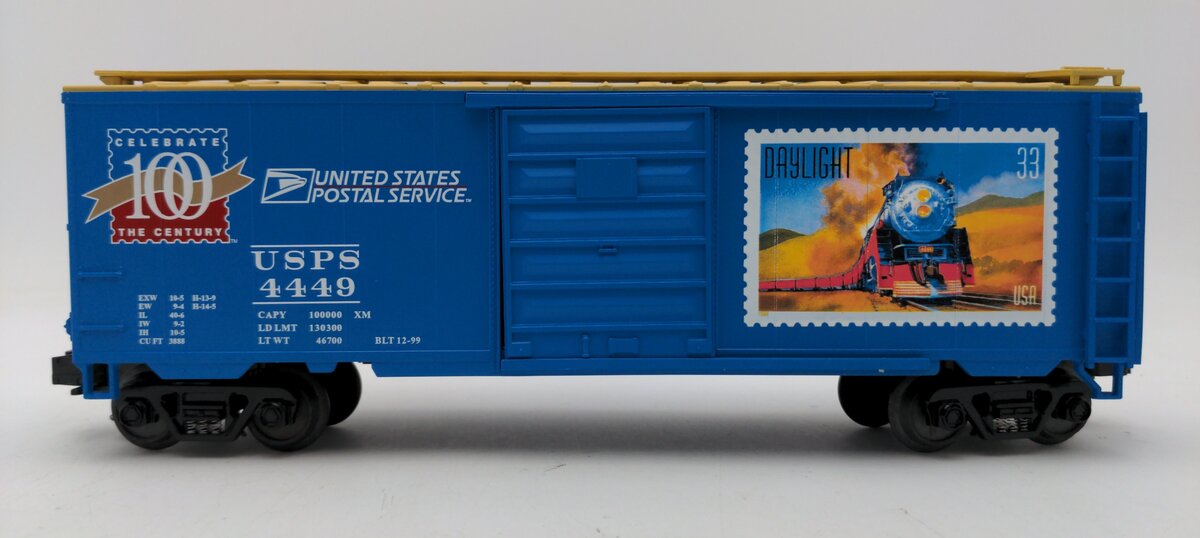 MTH 20-93040 O Gauge USPS Post Office Boxcar #4449 LN/Box