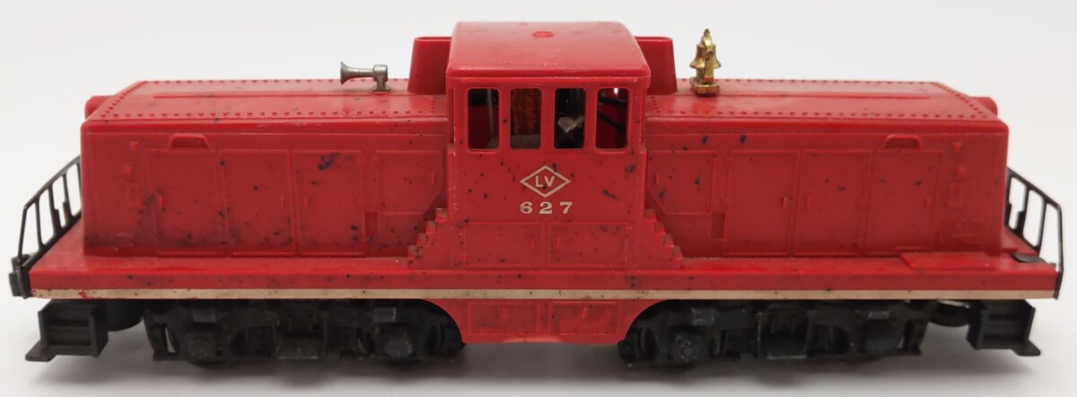 Lionel 627 Vintage O Gauge Lehigh Valley 44 Ton Diesel Locomotive VG