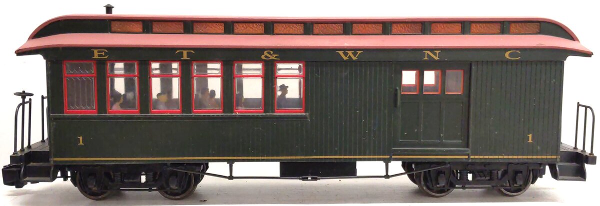 Bachmann 97320 ET&WNC Observation Car (Metal Wheels)/Box