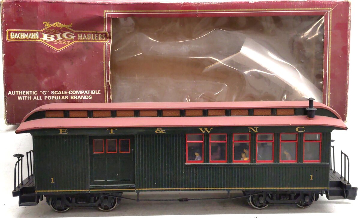 Bachmann 97320 ET&WNC Observation Car (Metal Wheels)/Box
