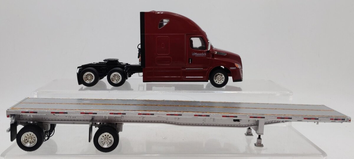 Tonkin 1:53 Scale Maverick Transportation Die-Cast Semi-Truck w/Trailer EX/Box