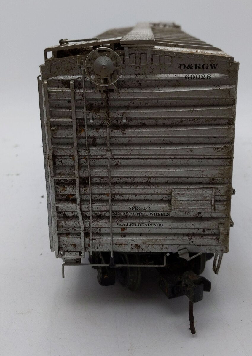 MTH 20-93355 "O-Gauge" Denver Rio Grande 40' AAR Box Car #60028 (Hi-Rail)
