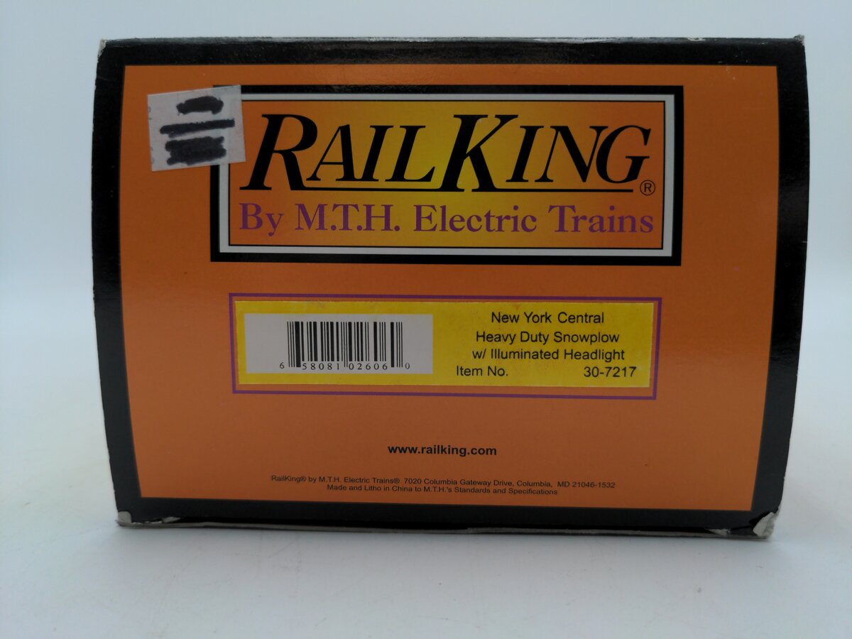 MTH 30-7217 O NYC Snowplow w/ Illuminated Headlight #715004 LN/Box