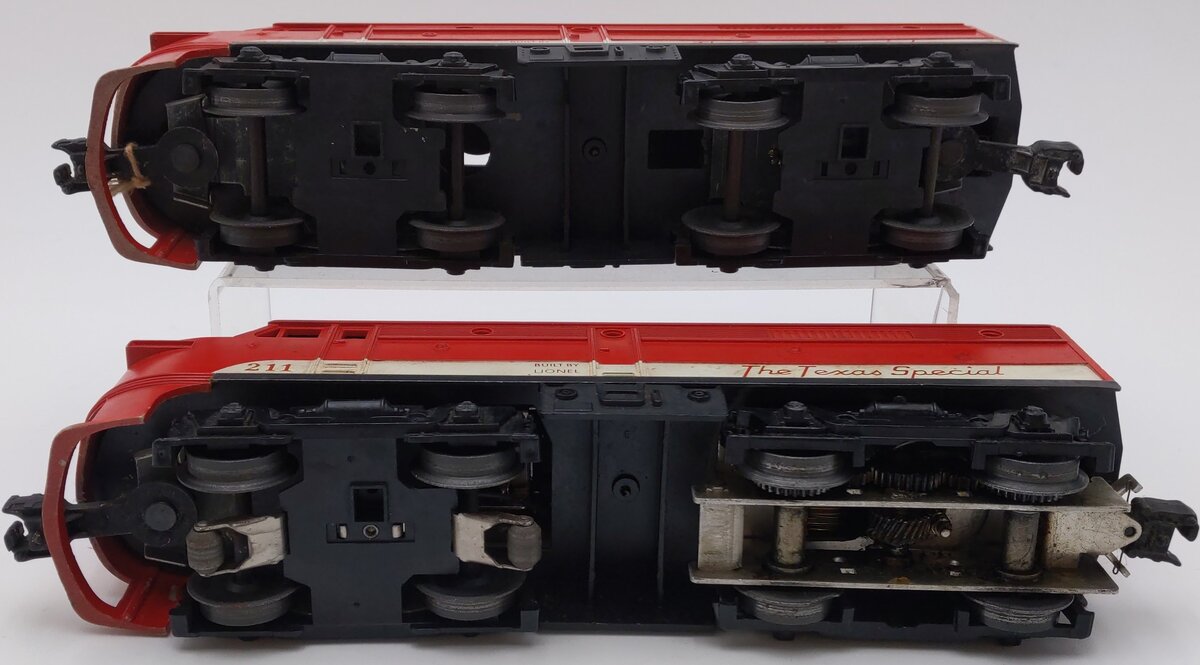 Lionel 211 Vintage O Texas Special AA Diesel Set VG