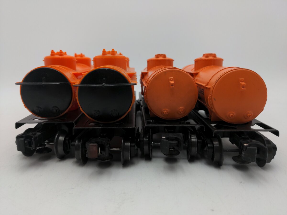 Lionel O Gauge Assorted Lionel Line Tank Cars: 6025, 6465 [4] VG