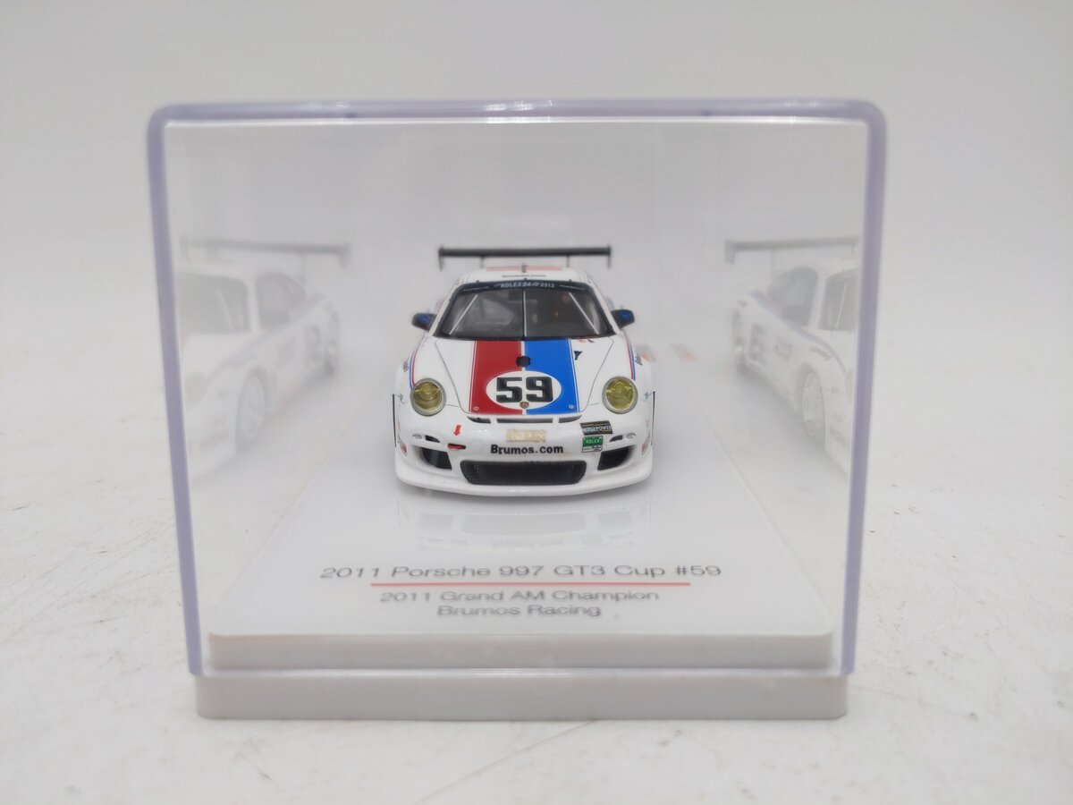 True Scale Miniatures TSM164372 1:43 2011 Porche 997 GT3 Cup #59 LN/Box