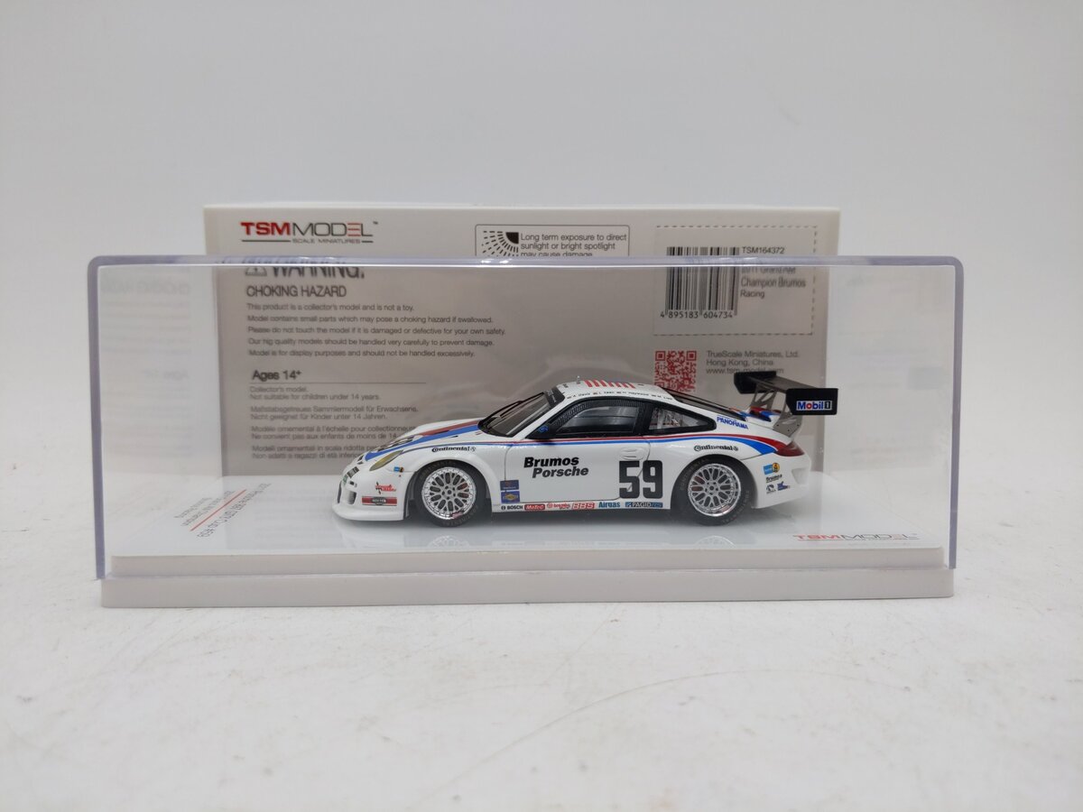 True Scale Miniatures TSM164372 1:43 2011 Porche 997 GT3 Cup #59 LN/Box