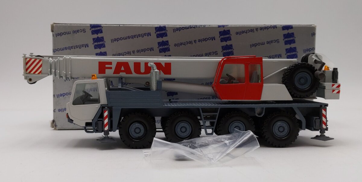 Conrad 2084 1:50 Scale Die-Cast Faun RTF 60-4 Mobile Crane LN/Box