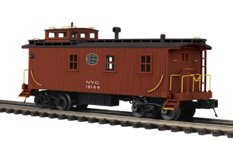 MTH 20-91789 O Gauge  Image  New York Central 35’ Woodsided Caboose #19144 NIB