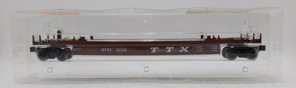 Menards 279-8373 O Gauge TTX Intermodal Car w/No Containers (Burgundy) MT/Box
