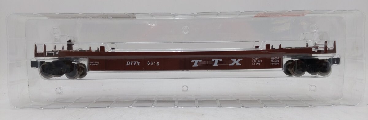 Menards 279-8373 O Gauge TTX Intermodal Car w/No Containers (Burgundy) MT/Box