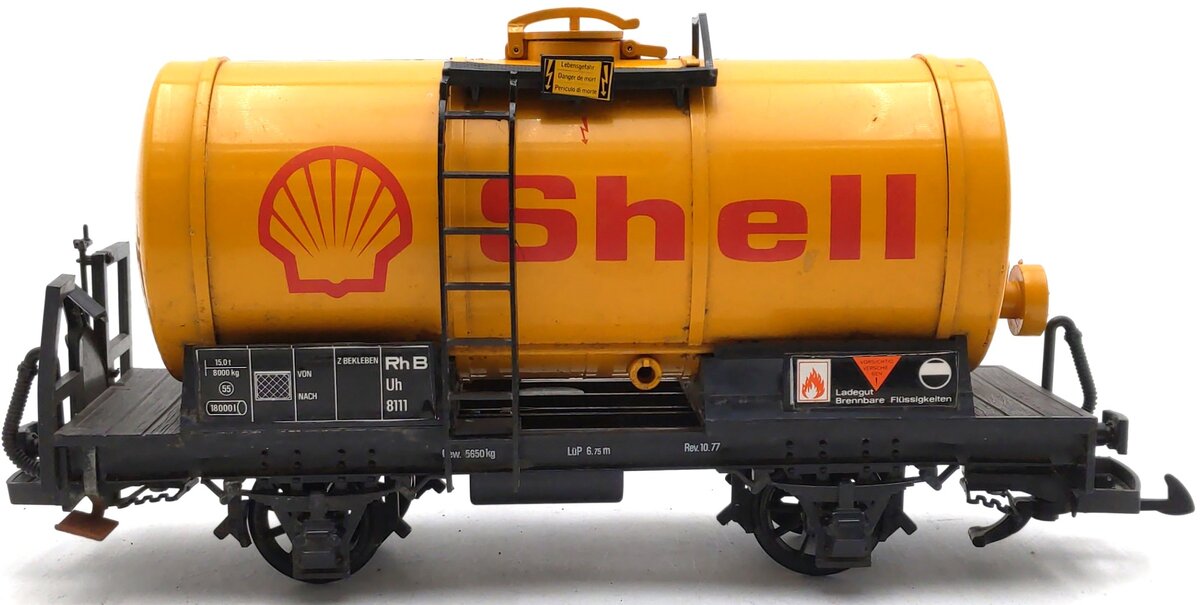 LGB 4040S G Gauge Shell Single Dome Short Tank Car