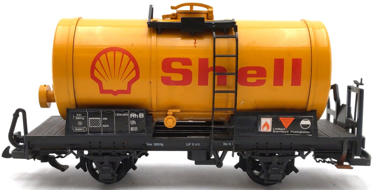 LGB 4040S G Gauge Shell Single Dome Short Tank Car