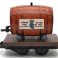 LGB 4047 G Scale Flatcar with Ferdinand Pieroth Whiskey Barrel VG