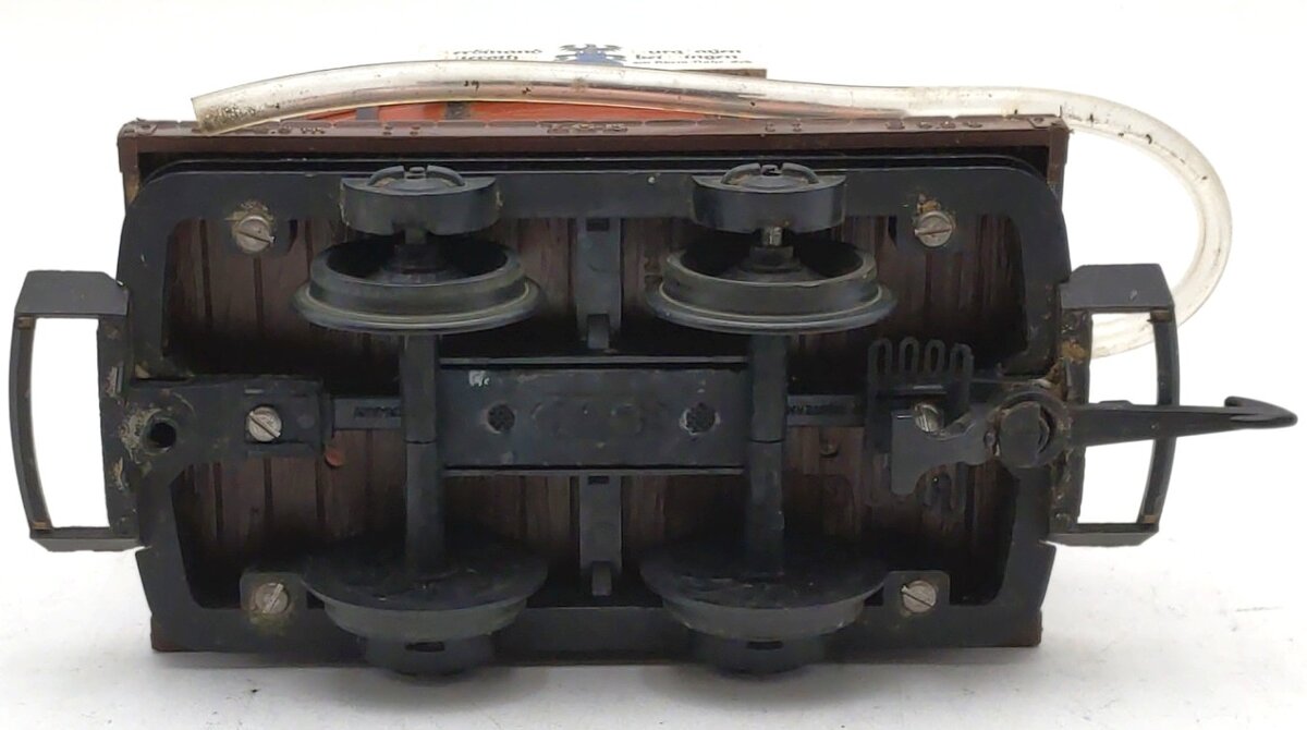 LGB 4047 G Scale Flatcar with Ferdinand Pieroth Whiskey Barrel VG
