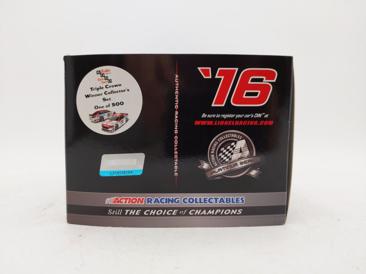 Lionel Racing 1:24 Ryan Blaney #21 Motorcraft Darlington 2016 Fusion Autographed LN/Box