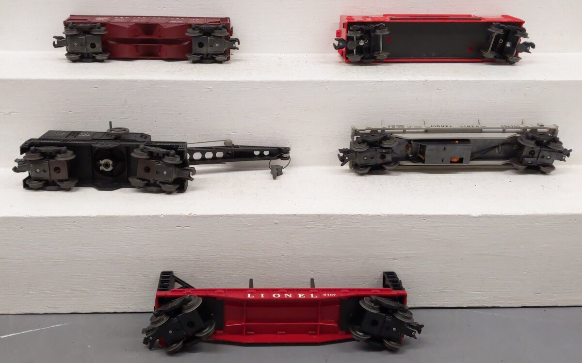 Lionel Vintage O Gauge Freight Cars #6467,3361,25000,6460,6530 [5] VG
