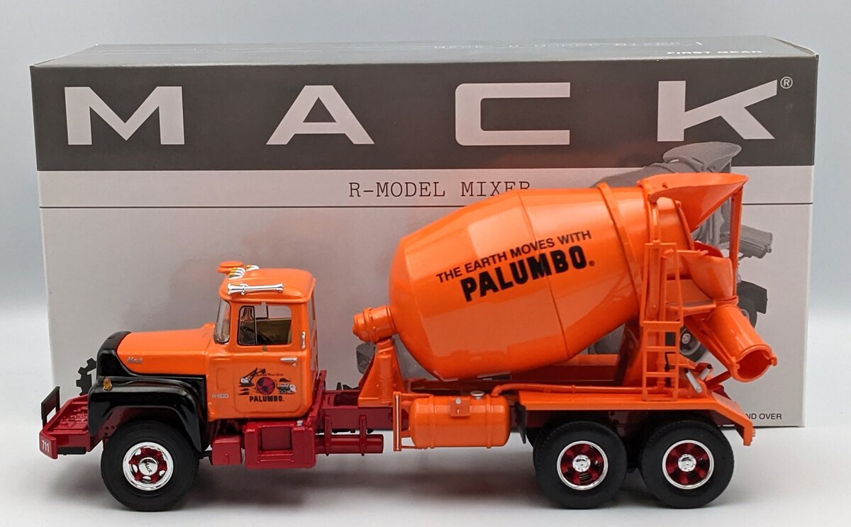 First Gear 19-2290 1:34 R-Model Palumbo Mack Cement Mixer LN/Box