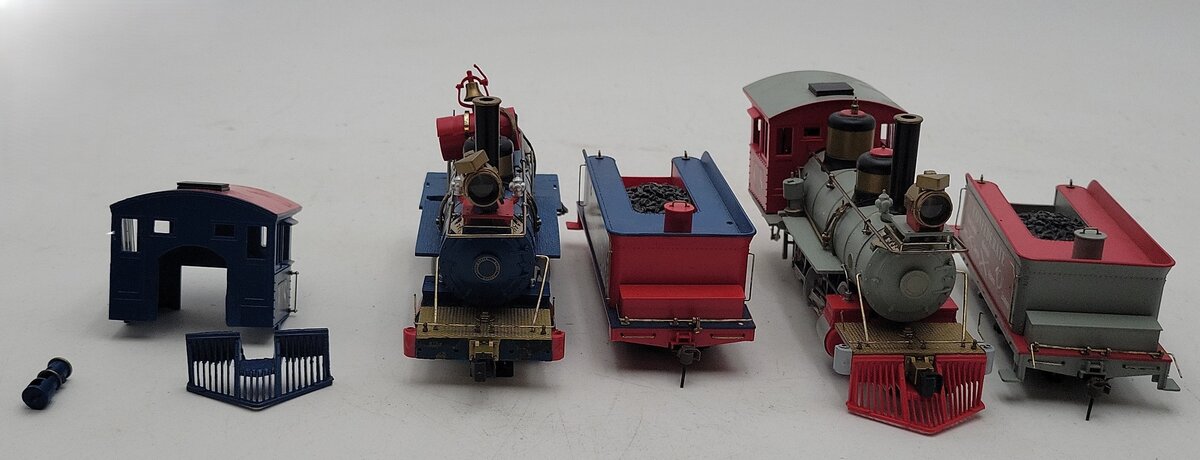 Bachmann HO Assorted Confederate & Union Steam Locomotives & Tenders [2] VG