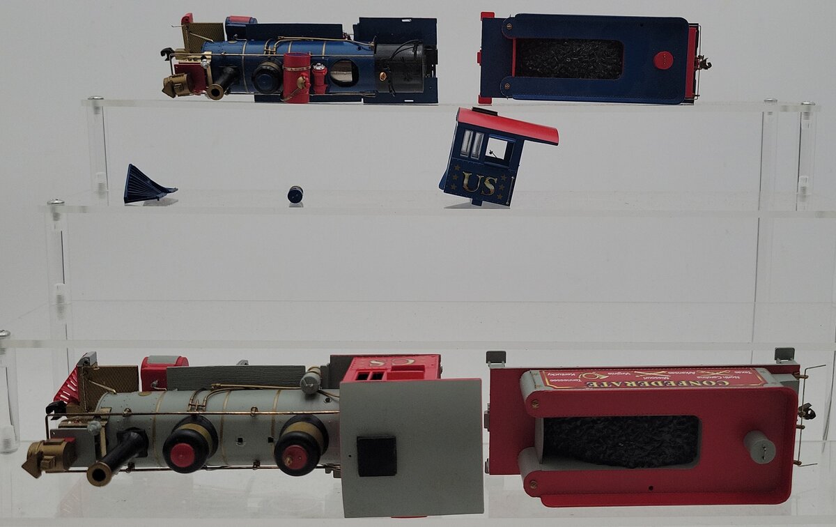 Bachmann HO Assorted Confederate & Union Steam Locomotives & Tenders [2] VG