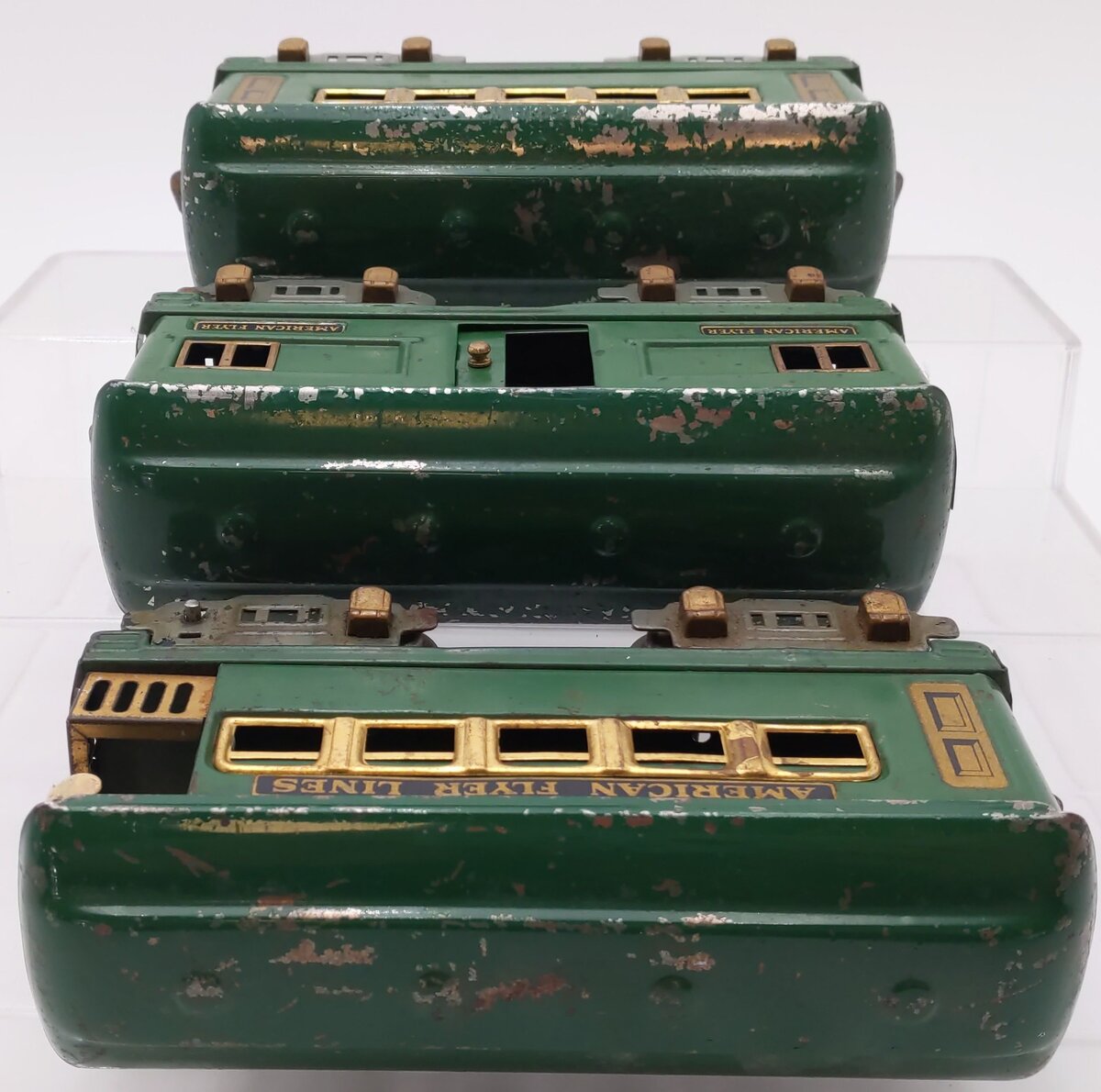 American Flyer X7723 O American Flyer Lines Passenger Car Set 1213, 1214, 1217