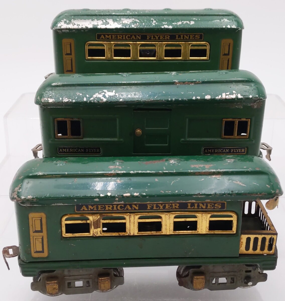 American Flyer X7723 O American Flyer Lines Passenger Car Set 1213, 1214, 1217