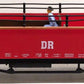 Newqida 970-465 G Scale DR Passenger Open Observation Car VG