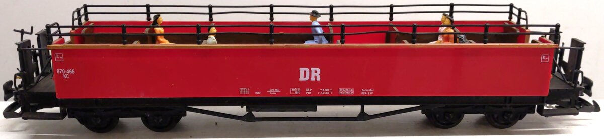 Newqida 970-465 G Scale DR Passenger Open Observation Car VG