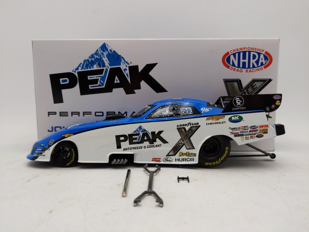 NHRA 1:24 John Force 2023 Peak Performance Chevrolet Camaro SS Funny Car LN/Box