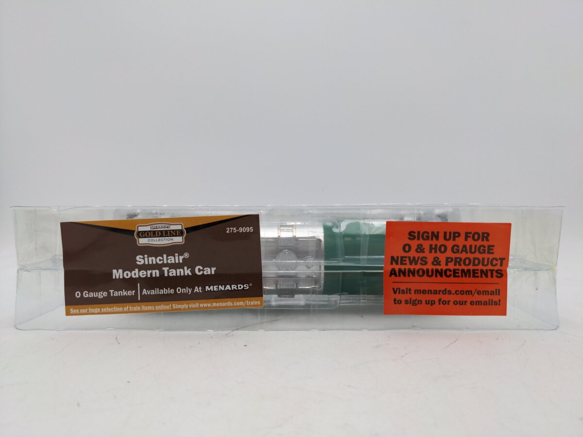Menards 275-909 O Gauge Sinclair Tank Car #1192 NIB