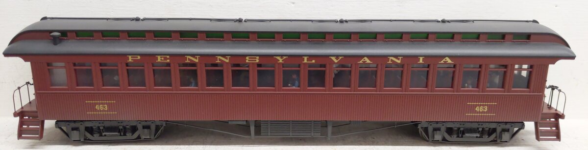 MTH 20-62004 Pennsylvania 64' Woodsided Coach Car VG/Box