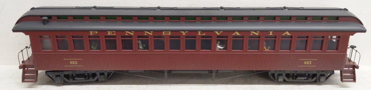 MTH 20-62004 Pennsylvania 64' Woodsided Coach Car VG/Box