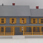 MTH 30-9001 O Scale Country House Building Gray w/ Yellow Shutters LN