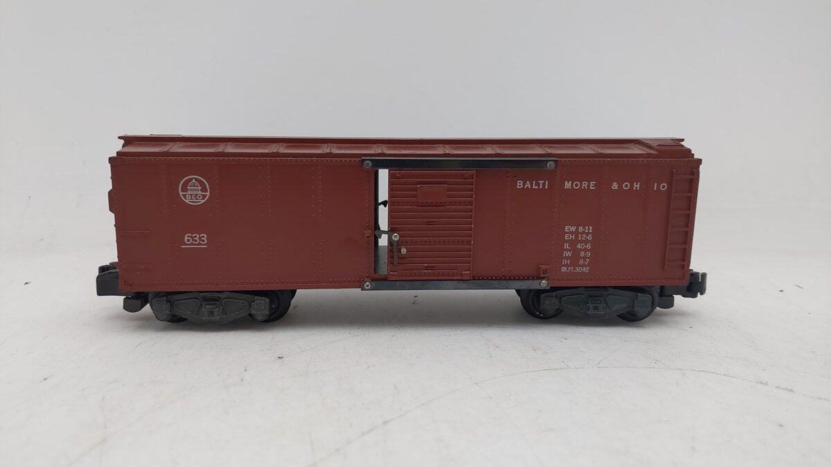 American Flyer 633 Vintage S Baltimore & Ohio Boxcar EX