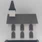 MTH 30-9002 O Gauge White Country Church with Gray Roof & Shutters #5 LN