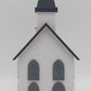 MTH 30-9002 O Gauge White Country Church with Gray Roof & Shutters #5 LN