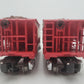 Menards 279-7096 O Gauge CUSTOM Santa Fe Ore Cars (Pack of 2) EX/Box