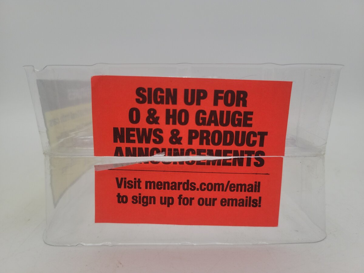 Menards 279-7096 O Gauge CUSTOM Santa Fe Ore Cars (Pack of 2) EX/Box