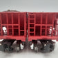 Menards 279-7096 O Gauge CUSTOM Santa Fe Ore Cars (Pack of 2) EX/Box