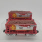 Menards 279-7096 O Gauge CUSTOM Santa Fe Ore Cars (Pack of 2) EX/Box