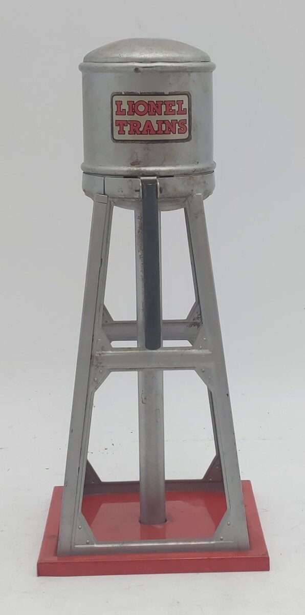 Lionel 93 Vintage O Prewar Small Metal Gray Water Tower VG