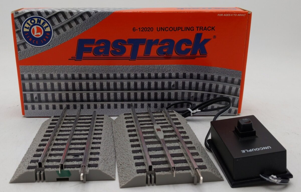Lionel 6-12020 O Gauge FasTrack Uncoupling Track EX/Box