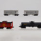 Kato N Scale Assorted Freight Cars- 90801, 90602, 999711, 6996 [4] LN
