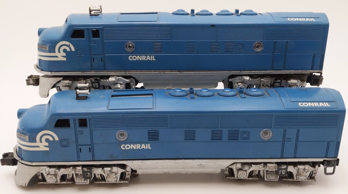 Lionel 2333 Vintage O Conrail F3 AA Diesel Set (Custom Painted)