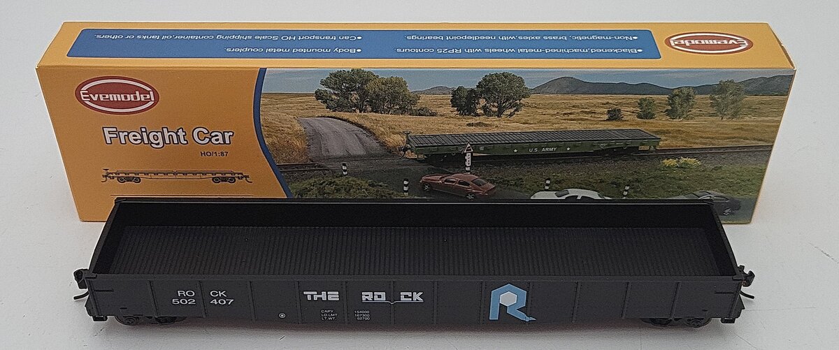 Evemodel HO Scale Chicago Rock Island & Pacific Gondola Car #502407 LN/Box