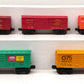 Lionel O Gauge Assorted Box Cars: 6014, 9054, 9053, 9040, 638-2361 [5] EX