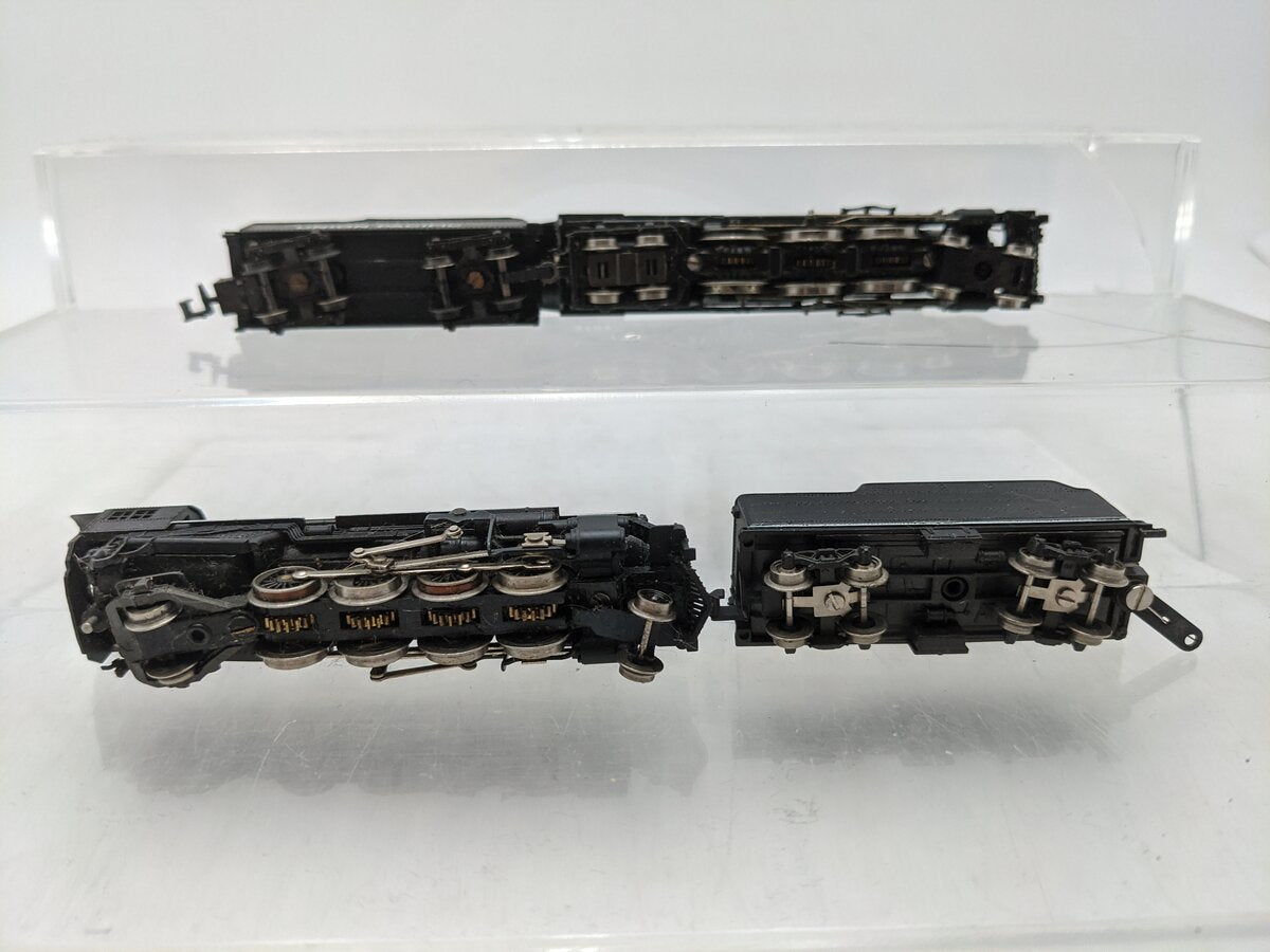 N Scale Assorted Steam Locomotives And Tenders [2] VG